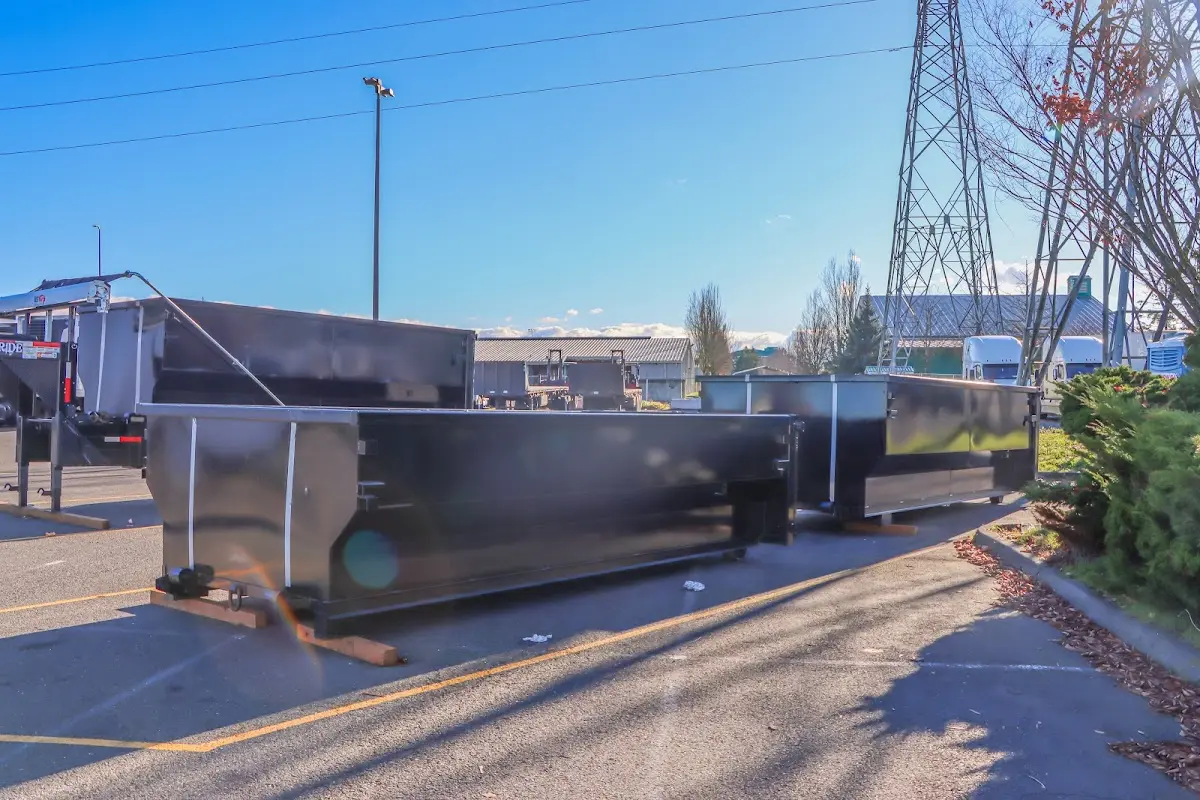 Roll-off dumpster ready for waste disposal at job site for Estate Cleanout Dumpster Rental in Alamosa